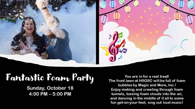 Banner Image for Fantastic Foam Party for Families Pre-K - 4th Grade and 5th, 6th, and 7th Graders! 