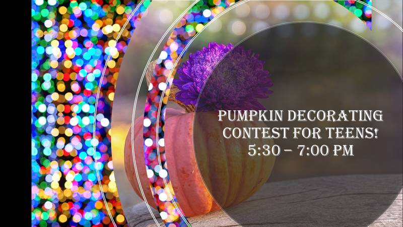 Banner Image for Pumpkin Decorating Competition for Teens